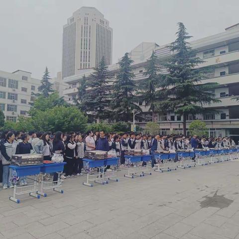 鲤跃龙门夺桂冠，乘风踏浪凯歌扬——三门峡市实验高中组织高考出征动员大会