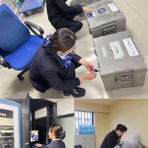 生物园区支行开展雨雪冰冻天气专项应急演练