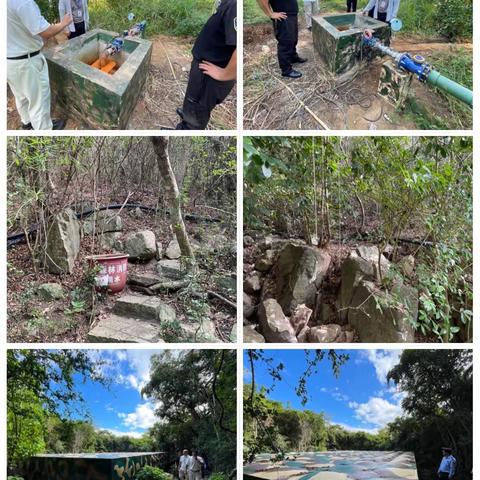 崖州区农业农村局联合多部门前往南山寺排查地下水井开采情况