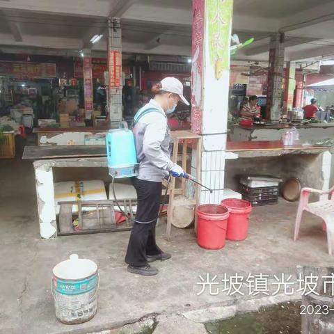 【2023年7月2日】广东碧浪害虫防治有限公司在陵水县光坡镇开展病媒生物防治工作