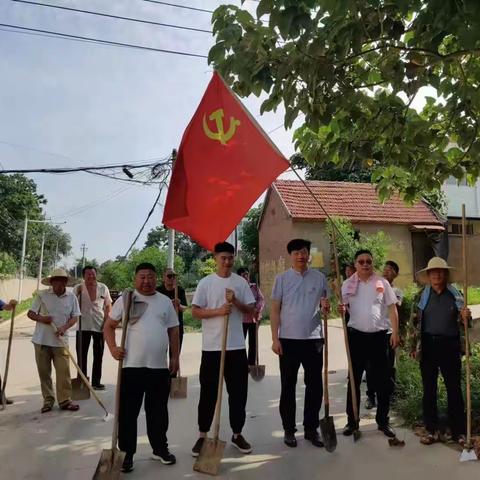 陈曹乡前孙汪村开展庆"七一"主题党日暨"重温入党誓词"活动