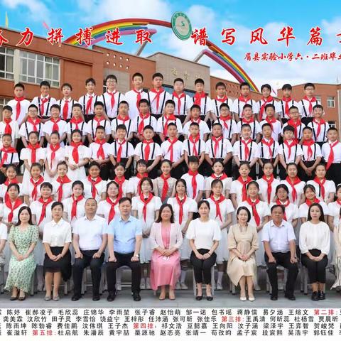 奋力拼搏进取，谱写风华篇章——眉县实验小学2022——2023学年度第二学期六年级二班班务工作总结