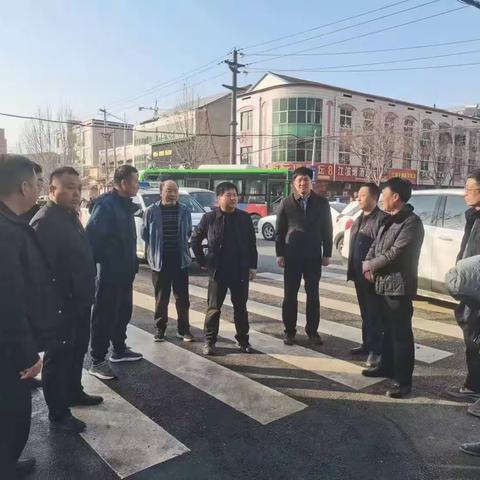 政府副县长曹社军、赵鸿光调研督导大气污染防治工作