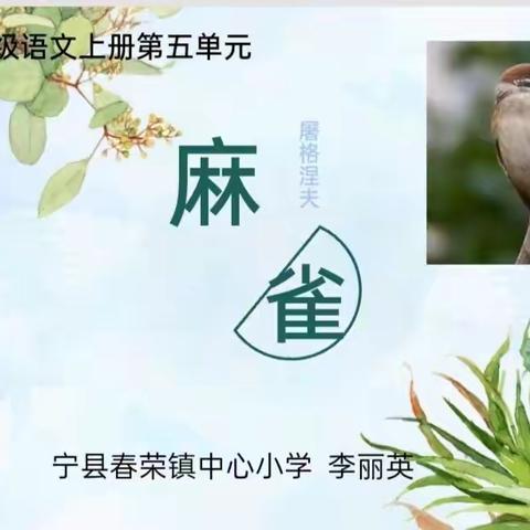 觅教学之道，见一树繁花——春荣镇中心小学语文公开课活动