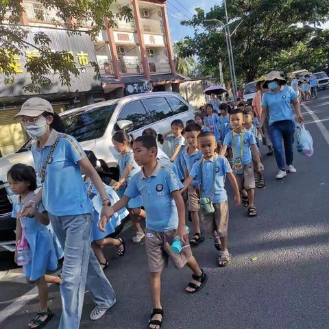 参观小学，“幼”见成长——东方市东河镇中心幼儿园2023年大二班参观小学活动美篇