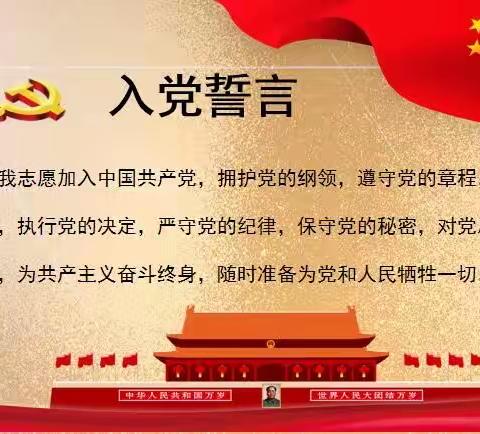 冀南技师学院中专部党支部开展“重温入党誓词 铭记初心使命”主题党日活动