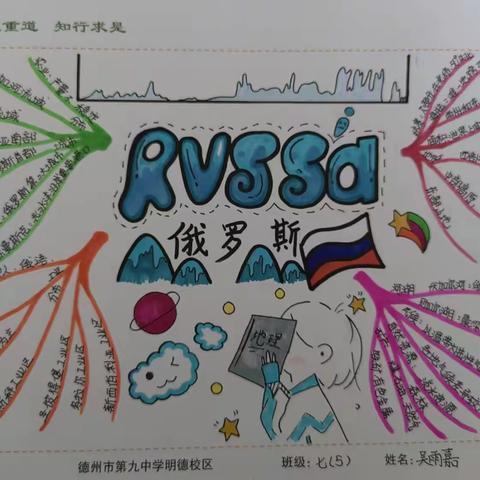 德州市第九中学明德校区地理学科思维导图汇总