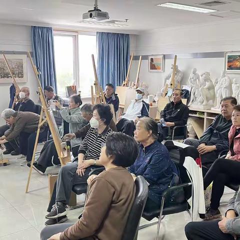 周二素描班的学习花絮