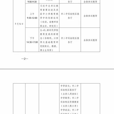 炎炎夏日，蓄能提升——2023年鹰潭市市直中小学教师小学语文学科专场培训