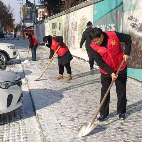 郾城区爱国卫生促进中心  清雪除冰行动中