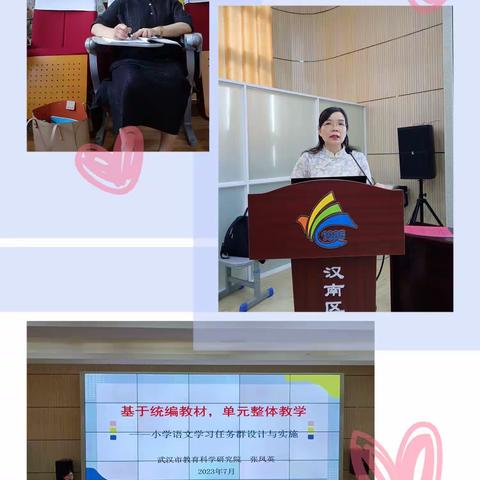 “聚焦语文学习任务群，探索课堂教学新样态”———武汉经济开发区（汉南区）语文培训活动