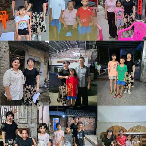 安全无小事 教育是大事——万泉镇文曲明德小学开展暑期“万名教师访万家”活动