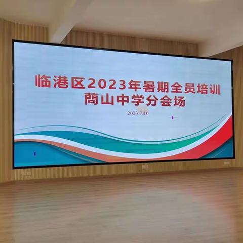 临港区2023年暑假全面培训蔄山中学分会场