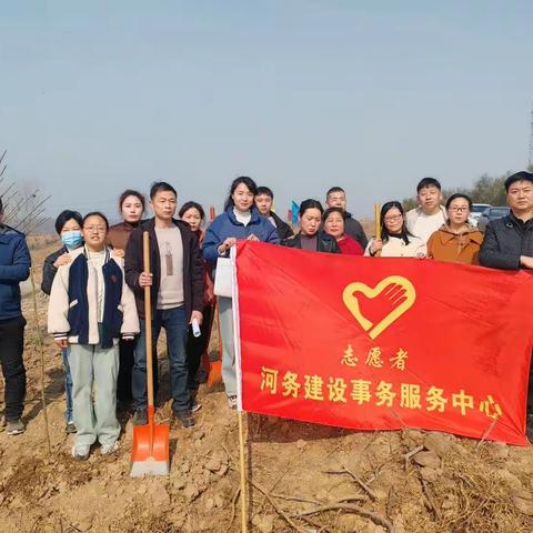 阳春三月好风光，河务健将植树忙