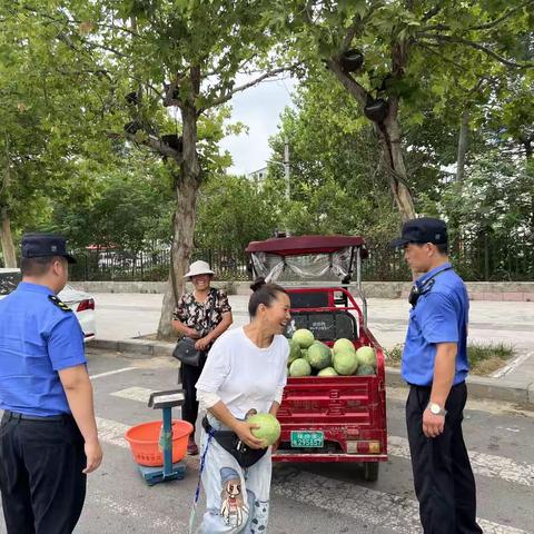 祥符区执法大队占道经营专项整治工作