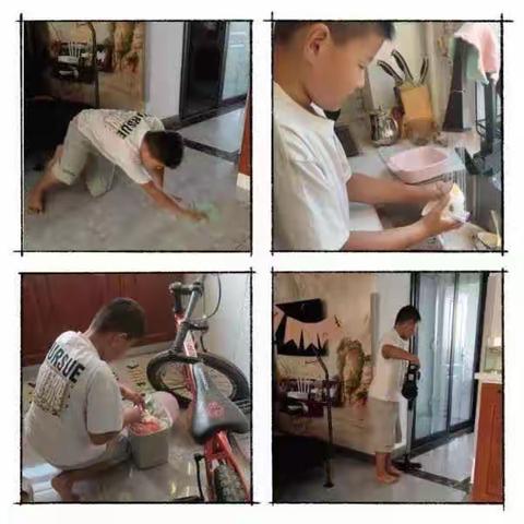 四平市朝阳小学校四年二班劳动实践周