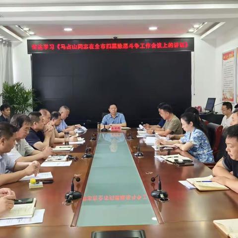 成安县召开扫黑除恶斗争工作推进会