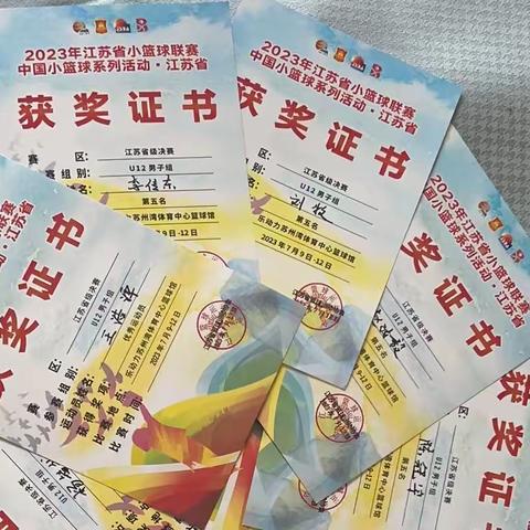 徐州市潇湘路学校（小学部）篮球队在2023年江苏省 小篮球联赛中荣获佳绩！