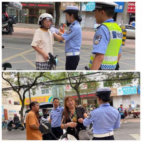 【民生路学校·安全】遵守交规 安全出行——渭城交警大队民警走进民生路学校上好开学第一课