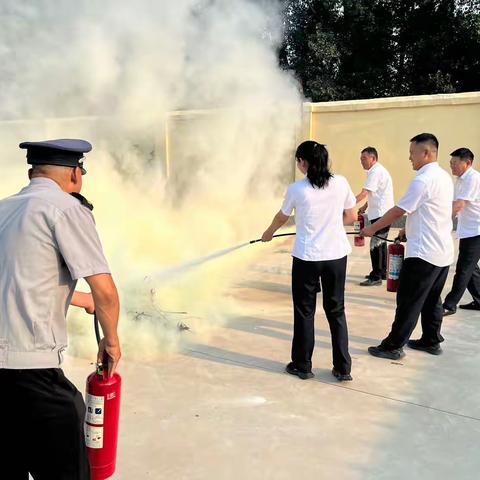 袁坊支行进行第三季度安全演练