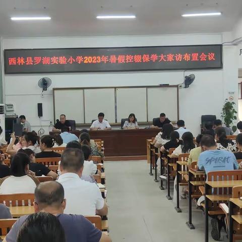 “精心谋划，六路奔赴，凝心助力，控辍保学”西林县罗湖实验小学开展2023年暑期大家访、大劝返活动