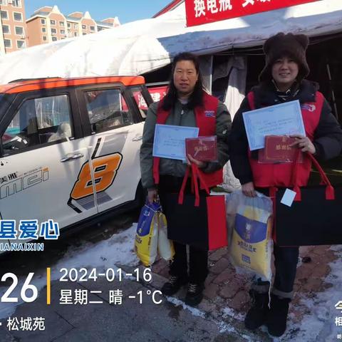 抚松县爱心帮扶协会2023年度优秀志愿者