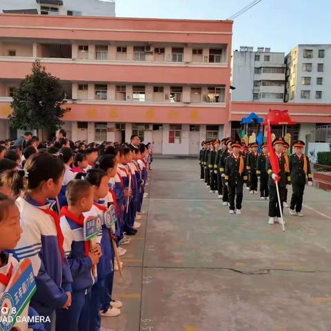 弘扬爱国精神 传承红色基因---记金河希望小学第七周升旗仪式