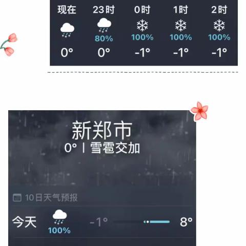 寒潮.降雪☜防极端天气致家长一封信