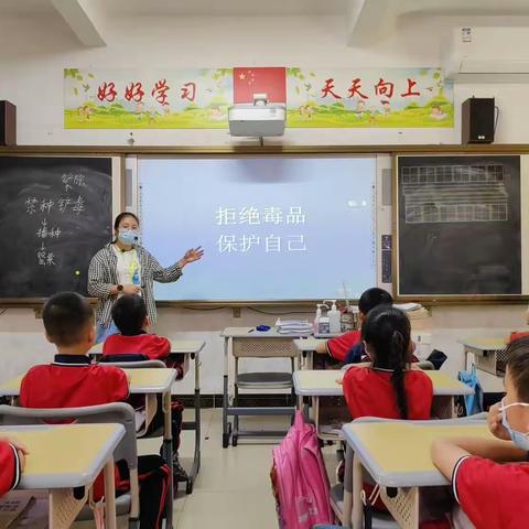 田独小学开展“”禁种铲毒”学习活动简报