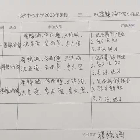 “组”光溢彩 落英缤纷 ——北沙小学学习小组活动纪实