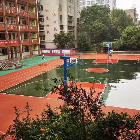 防汛不松懈，筑牢安全堤——丛台小学防汛工作进行时