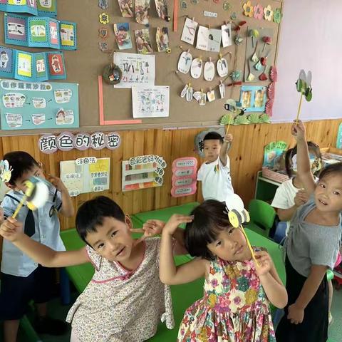 太阳班   制作小蜜蜂手工课