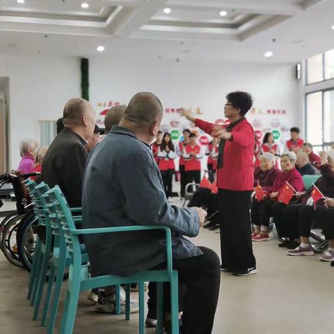 区敬老院开展“喜迎中秋 共度国庆”活动