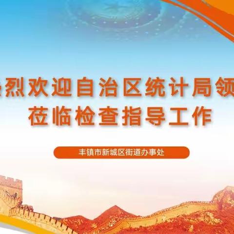 2023年丰镇市新城区街道办事处全力推进统计基层基础建设