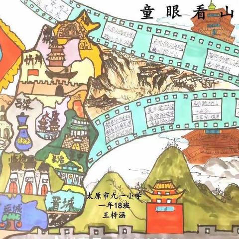 【九一小学】童眼看山西 美在身边晋在眼前——一年十八班暑期项目化作业