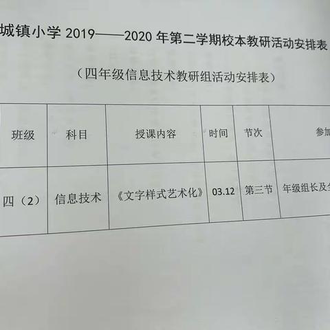 “凝心聚力、稳步提升”——城镇小学四年级信息技术组《信息技术课堂教学中问题导向式教学策略分析》研讨课