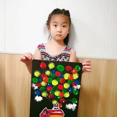 周六下午4：00—6：00启蒙儿童画学生作品