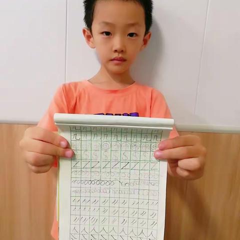 周六下午2：00—4：00硬笔初级班学生作品展示