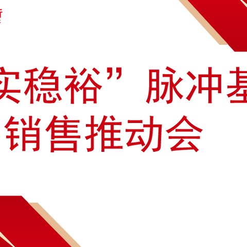 石家庄分行召开“嘉实稳裕”脉冲基金营销推动会