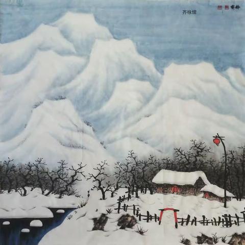 第十一届冰雪高级班，全班小构图和水墨稿（2023.8.14日）