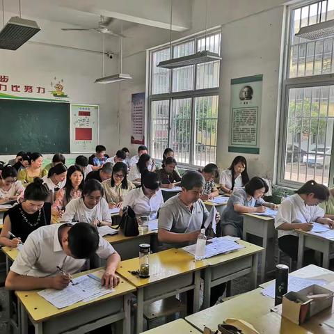 精益求精一一桐柏县第一初级中学教育集团数学组教研活动