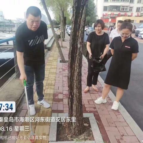 河东街道“借雨洗城”洗出城市新气色