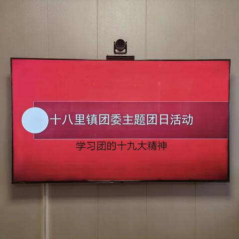 十八里镇团委开展学习团的十九大精神主题团日活动