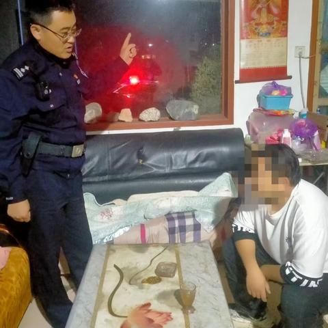 巡防途中遇警情，“花言巧语”护平安