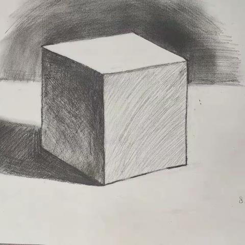 【每周一画】素描石膏几何体学习