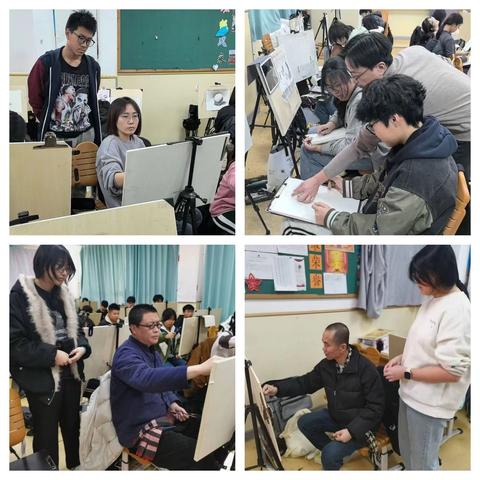 丹墨青春，绘梦启航——青岛长江学校高二三画室美术作品展示