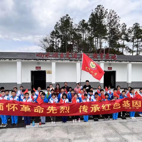 “缅怀革命先烈，传承红色基因”-沙洲小学 2023 年清明祭英烈主题教育活动