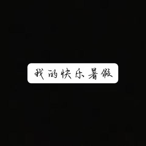 我的假期生活