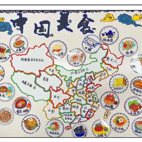 学《中国美食》·品传统文化 ——二年级语文组项目化成果显示