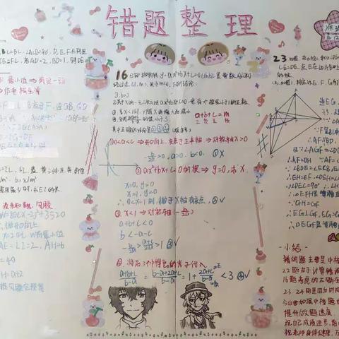位育美好2班数学主题手抄报（二）